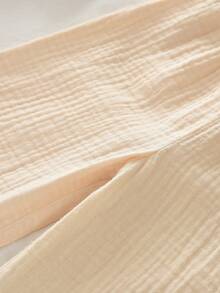 bearleader 2pcs/Set Girls' Summer Casual Floral Woven Texture Camisole Top And Pants Set - Brown - View 9