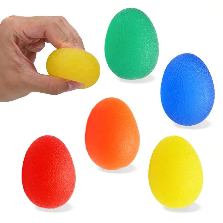 Bóng giảm căng thẳng cho người lớn, dụng cụ tăng cường sức mạnh tay, bóng tập bóp cổ tay, dụng cụ tập vật lý trị liệu. - Xem 1