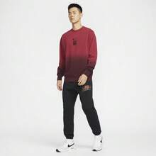 Nike 男士 AS CFA M NSW CLUB CRW FT 针织连帽衫 FJ7265-613 - 紅色 - 查看 4
