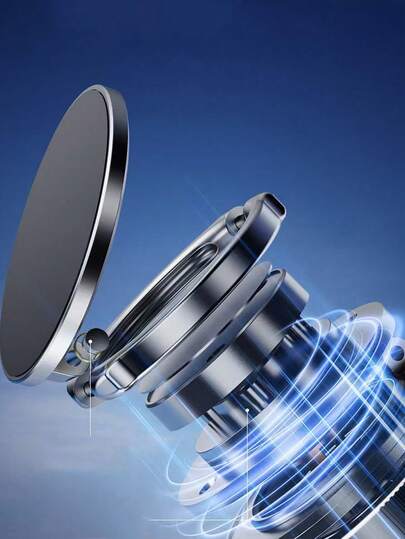 Upgraded 360°Vacuum Magnetic Phone Holder, Magnetic Car Phone Mount, Hands-Free Suction Cup Phone Holder For Car/Gym/Mirror/Shower, Car Mount Compatible With IPhone 16 Pro Max/Android,PS:Only Suitable For Installation On Smooth Surfaces