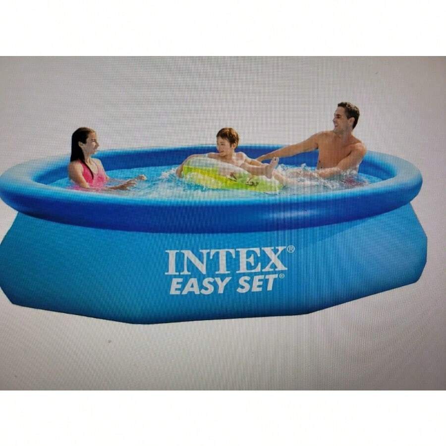Intex Easy Set 10ft X 30in Above Ground Inflatable Round Swimming POOL Open Box - 預設 - 查看 1