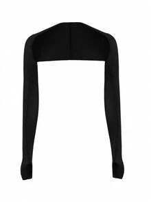 Manga de proteção para ombros feminina, elegante e plus size, com proteção solar e proteção UV para uso casual ao ar livre. Ideal para o dia a dia, confortável, versátil, perfeita para viagens e festivais. - manga de braço - Ver 8