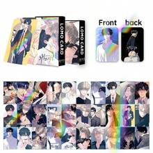 30 piezas de "Árbol sin raíces" Tarjetas holográficas, Tarjetas LOMO de doble cara en caja de 30 piezas, Mercancía de webtoon coreano Tarjetas coleccionables y postales - Multicolor - Ver 6