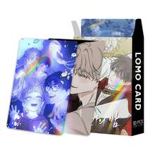 30张《海滨之夜》（물들의 밤）BL漫画Lomo卡片，腐女萌系萌物 - 吕泰柱&金义贤小卡，耽美动漫周边，高品质动漫收藏品，K-Pop & 动漫粉丝最爱，收集装饰明信片，动漫周边 - 彩色 - 查看 3