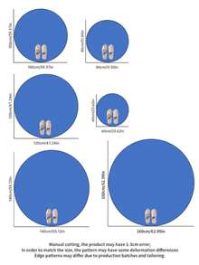 1件粉色莲花锦鲤造型地毯，柔软蓬松的仿羊毛材质，新款中式风格装饰地毯，适用于客厅、玄关、卧室、梳妆台，也适合女孩房，打造新式中式禅意家居，营造奢华空间。尺寸不规则，允许1-5厘米的裁剪误差。 - 彩色 - 查看 4
