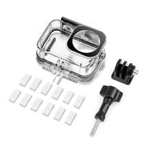 适用于 Osmo Action 6 的 PULUZ 60米/196英尺水下防水潜水壳，带隐形适配器和长螺丝（透明） - 查看 10