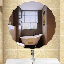 Gương acrylic hình mặt trời dễ lắp đặt - Không khung, trang trí tường HD cho phòng tắm và phòng khách - Tự dính với lớp màng bảo vệ - 2mm - Xem 5
