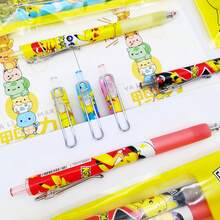 6pcs/12pcs Themed Cartoon Style Black Pens/Ballpoint Pens/Rollerball Pens, School & Office Stationery, Writing Supplies, Also Suitable As Birthday Gifts, Back To School Gifts, Party Favors, Holiday Gifts, Graduation Gifts [Random Styles Sent] - Sets - View 4