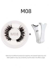 Magnetic Eyelashes Set With Applicator, Reusable, No Glue Needed, Cartoon Style, Natural & Fluffy, Lightweight Eye Makeup Tool, Suitable For Beauty, Travel, Party, Christmas & New Year Gifts - Fluffy Lashes - View 27