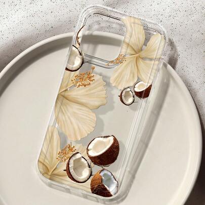 Shockproof Floral Elements Fashion Hibiscus Floral Flower Print Clear Case Compatible With IPhone 13/11/17/17pro/16/14/15/15pro/15 Plus/15 Promax/7plus/8plus/X/Xs Max/Xr/11pro/12pro/13pro/14pro/12mini/13mini/11promax/12promax/13promax/14promax/14plus/17pro Max/17Air/6/6s Plus/7/8/16Pro/16plus/16promax/Se2/17promax&Compatible With Samsung Galaxy/A54/A14/A12/A13/A15/A32/A33/A24/A52S/S20/S21/S22/S23/S24/S23Plus/S24ultra/S25/A15/A33/A23 Spring