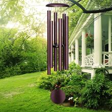 45'' Large Wind Chimes For Outside With Deep Tone, Wind Chimes Outdoor Garden & Patio Hanging Décor, Sympathy Gifts. Bronze - 38'' Black - View 8