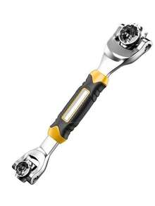 52齿多功能套筒延长杆，公制和英制通用，360度多功能套筒扳手工具，8-19毫米 - A - 查看 5