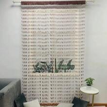 100cm X 200cm Acrylic Bead Curtain With Tassel Decor, Room Divider - Coffee Brown - View 4