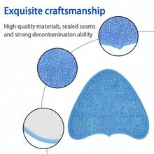 Compatible With VAX S85-CM S86-SF-P S86-SF-T S86-SF-C Steam Mop Replacement Cloth - Compatible With VAX Blue Cleaning Cloths - View 1