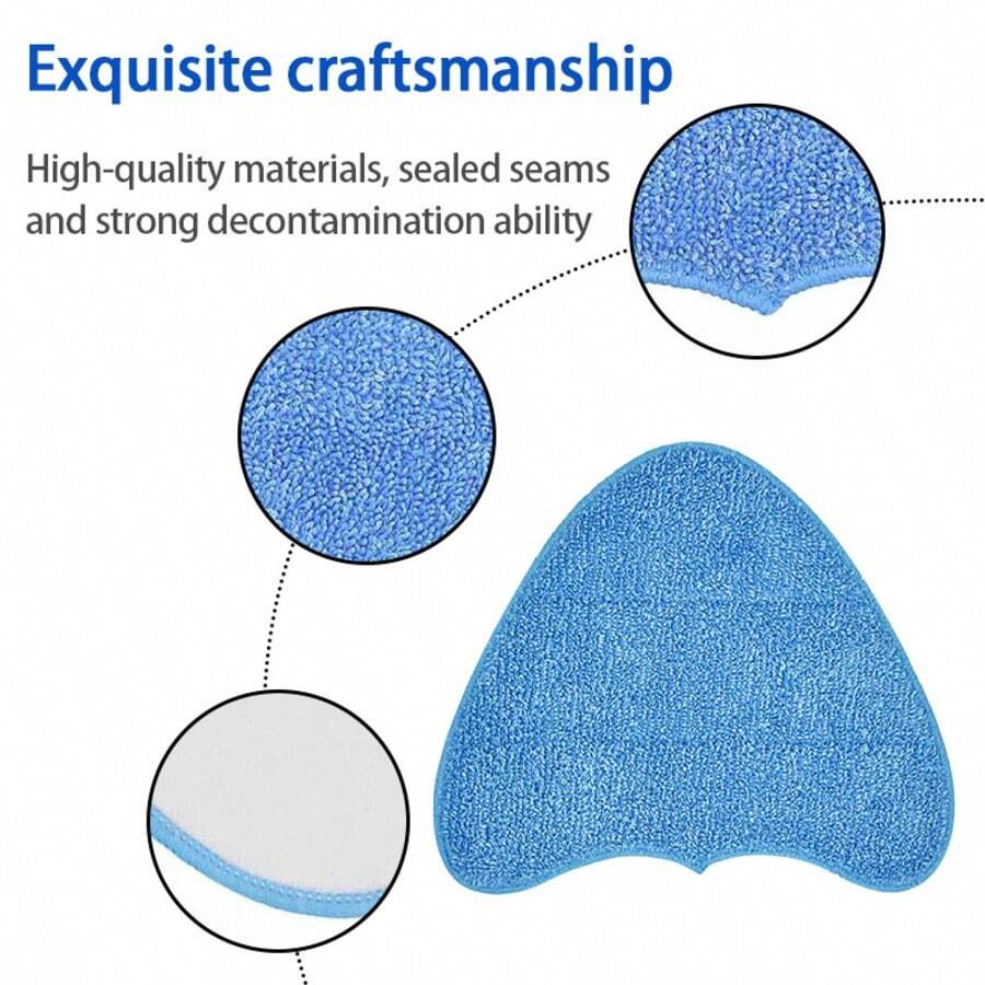 Compatible With VAX S85-CM S86-SF-P S86-SF-T S86-SF-C Steam Mop Replacement Cloth - Compatible With VAX Blue Cleaning Cloths - View 1
