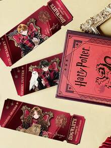 Bộ đánh dấu trang dạng ảnh raster thuộc series Harry Potter Wizarding Dynasty – Hiệu ứng thấu kính 3D với hình minh họa các nhân vật biểu tượng, chất liệu giấy cao cấp. - Nhiều màu - Xem 5