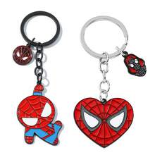 可愛卡通鑰匙圈吊飾，生日禮物袋掛飾包包裝飾，創意超級英雄派對禮物 - 1pc - 查看 3