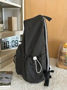 Ba lô chất lượng cao, nhẹ, tối giản, kiểu dáng thường ngày, thời trang, dung tích lớn, thiết kế nhiều ngăn, phù hợp cho học sinh. - Nhiều màu - Xem 5