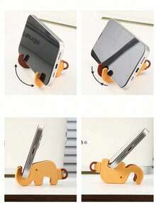 Adjustable Special-Shaped Phone Stand Portable Elephant Creative Desktop Foldable Mini Phone Holder Suitable For Android Smartphones Phone Accessory Spring Birthday Gift - Multicolor - View 6