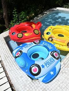 1 chiếc phao bơi trẻ em có tay cầm, phao bơi hình thuyền/ô tô dễ thương cho trẻ em, phao bơi hình thuyền/ô tô cho trẻ nhỏ, phao tròn đặt dưới cánh tay, phao bơi mùa hè. - Nhiều màu - Xem 5
