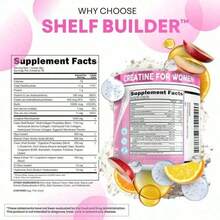 All-In-One Women's Fitness Supplement: 5000mg Creatine Monohydrate + BCAAs, Collagen & Myo-Inositol |   , Tropical Orange - 2瓶 - 查看 4