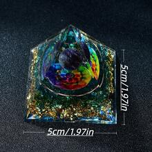 CUPIDCRYSTAL 1件 能量紫水晶金字塔，埃及荷鲁斯之眼，护身符，装饰品，收藏品，带来正能量，缓解压力，疗愈身心，冥想并招财进宝 - 金字塔 - 查看 5