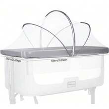 Foldable Full-Covered Baby Mosquito Net, No Installation Required - White - View 6