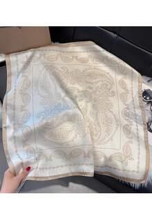 Women Bandana & Square Scarves - Champagne - View 5