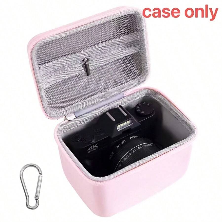 Ốp bảo vệ camera HSXB Premium 4K dành cho camera Femivo/IWEUKJLO/VETEK/VJIANGER 48MP, chống sốc và chống trầy xước (chỉ bao gồm vỏ).