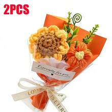 1-3pcs Mini Artificial Flowers With Gift Bag, Suitable For Valentine's Day, Mother's Day Bouquets And Small Gifts - Multicolor - View 19