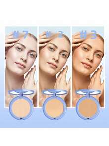 OUHOE Long-Lasting Setting Powder, Non-Curing Makeup Touch-Up Tool, Natural, Lightweight, Breathable, Oil Control, Soft And Tight Concealer, Affordable For Students, Cross-Border Exclusive, New 2023 Model - 米色 - 查看 5