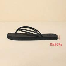 Dép xỏ ngón màu đen, nhẹ, chống trơn trượt - màu đen - Xem 5