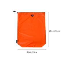1个轻便尼龙防水防尘抽绳拖鞋收纳袋,便携式旅行行李整理袋,可重复使用和水洗,适合运动、居家和旅行,男女通用,旅行鞋袋,抽绳鞋套,旅行必备,邮轮必备,度假必备 - 彩色 - 查看 18