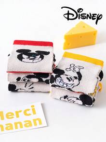 Disney 10/5 Đôi tất lưới trẻ em, tất lưới mùa hè dễ thương cho trẻ em, tất công chúa cho bé gái, tất hoạt hình Hàn Quốc cho bé trai, tất thoáng khí cho bé học sinh mùa hè, tất - Nhiều màu - Xem 7