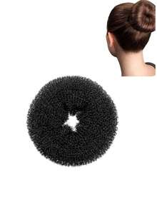 4pcs Hair Bun Shaper Set With Extra-Large, Large, Medium, Small Donut Hair Bun Maker, 20pcs Large Bobby Pins, Cream Color And 84pcs Heart Gem Stickers Rhinestones For Crafts - Multicolor - View 14