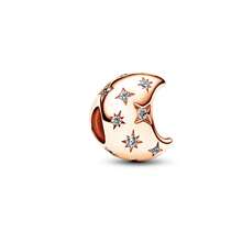 1件套家庭及季节主题串珠套装 – 雪花、月亮和星星图案，适用于手链 - 彩色 - 查看 29