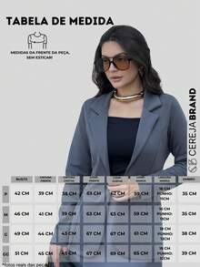 Women's Blazer Max Long Coat Formal Suit Tailoring Elegant Formal Overcoat - 灰色 - 查看 4