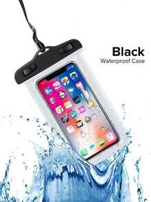 1个透明通用防水手机袋，防水手机干袋，防水手机壳，可触摸防水手机袋，游泳防水手机壳，PVC手机袋，密封手机袋，沙滩防水手机壳，游泳防水手机干袋，沙滩旅行和度假必备 - 彩色 - 查看 11