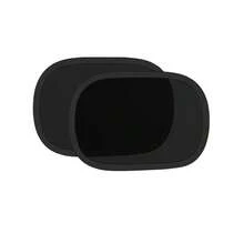 Juego de 2 piezas de película de sombra solar para ventana lateral de coche de verano, sin dejar rastro - A - Ver 6