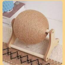 Sisal Scratching Ball, Chew Toy, Stress Relief Ball For Cats, Durable Pet Toy - Multicolor - View 5