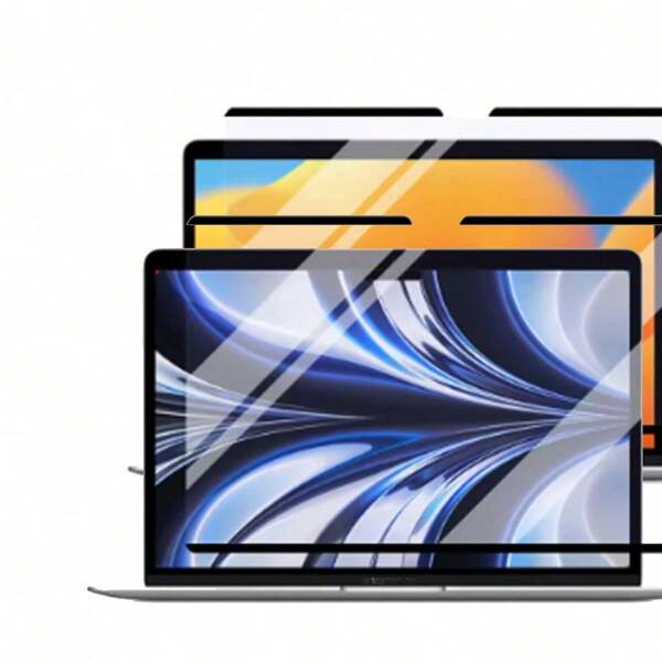 2 sztuki folii ochronnej PET o wysokiej rozdzielczości i wysokiej przezroczystości, pokrywającej cały ekran, mocnej i odpornej na odciski palców, czułej na dotyk, folia ochronna, kompatybilna z MacBookiem/Produktami elektronicznymi/Artykułami biurowymi/Akcesoriami komputerowymi/Folia ochronna na ekran komputera
