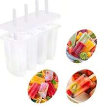 4-Cavity Popsicle Mold With 4 Reusable Popsicle Sticks - Easy Release Ice Pop Maker - Multicolor - View 5