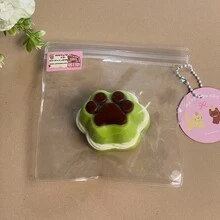 1个奶油橡皮泥捏捏乐玩具 - 猫爪三明治系列 - 解压玩具，硅胶捏捏乐，逼真软蛋糕捏捏乐，减压玩具，捏捏乐，新款TPR捏捏乐，史迪奇玩具，旅行玩具，课堂解压玩具，迷你小玩意，洗澡玩具，圣诞文具，压力球，生日礼物，完美礼物，礼品（实物无水印） - 彩色 - 查看 8