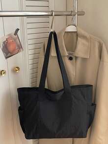 Fashionable Men's Bag New Arrival, Casual Retro Canvas Shoulder Tote Bag - Multicolor - View 7