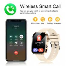 2026 New High-Definition Full-Touch Smart Watch, Unisex - Wireless Calling/Messaging, Multiple Sports Modes, Remote Camera Control, Outdoor LED Light, Compatible With Android And IOS, USB Charging, Alloy Case/Silicone Strap/Metal Strap, Modern Fashionable Clear Display, Fitness Tracker, Smart Watch, Multi-Function Smart Watch, Suitable For Halloween, Thanksgiving, Christmas And Other Occasions - View 5