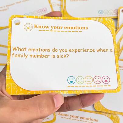 46 Cards Parenting Communication Cards Family Conversation Starters Educational Toys For Kids Bonding Games Classroom Must Haves Homeschool Supplies