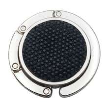 1PC Round Rhinestone Foldable Bag Hanger, Table Edge Purse Hook, Creative Portable Handbag Holder, Fashion Bag Accessory Ornament - View 16