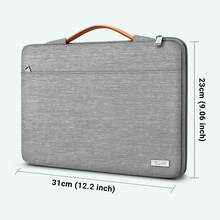 TECOOL 13-16 Inch Slim & Protective Laptop Sleeve Case With Telescopic Handle, Water-Repellent Computer Bag For MacBook Pro/Air,HP,Durable Polyester Briefcase For Men Women,Multiple Colors Available - View 28