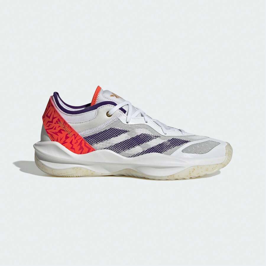 阿迪达斯 Adizero Select 2 男士篮球鞋 JQ2402 - 白黃 - 查看 1