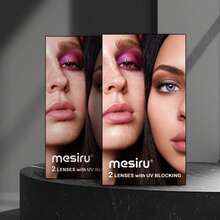 1 Pair Ginger Soft 14.2mm 1 Year Disposable Fashion Makeup Lenses - Ginger - View 5